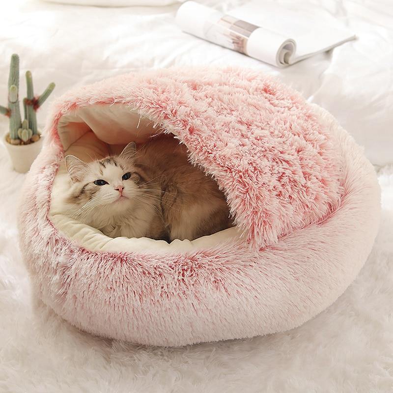 Plush Shell™ Long Plush Warm Sleeping Pet Bed - HighPaw