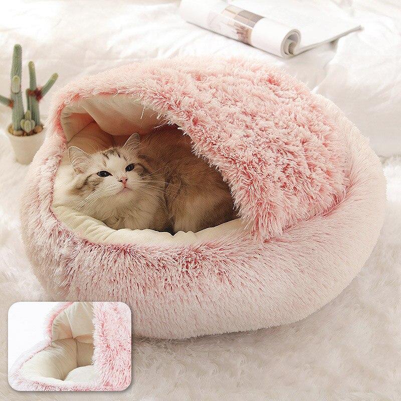 Plush Shell™ Long Plush Warm Sleeping Pet Bed - HighPaw